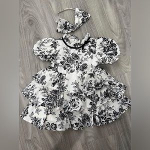Janie & Jack size 12-18 months with matching headband